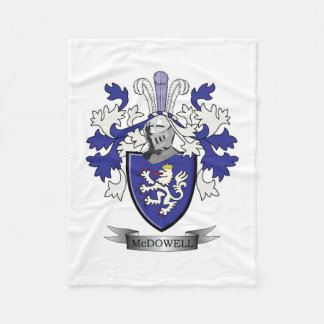 McDowell Familienwappen-Wappen Fleecedecke