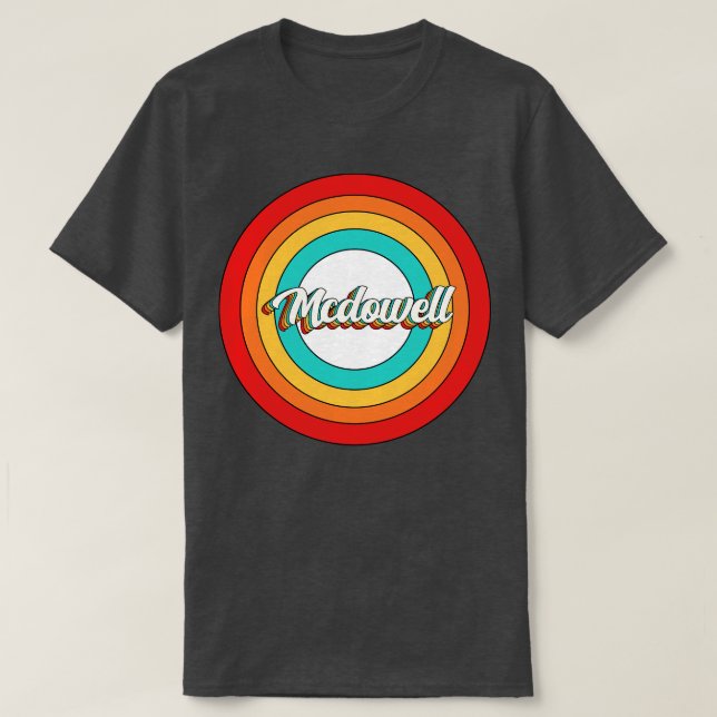 McDowell Name Shirt Vintag Mcdowell Circle (Design vorne)
