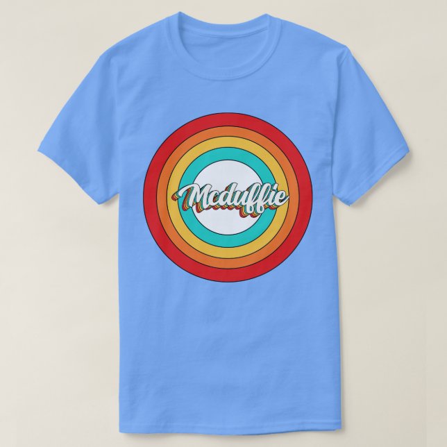 Mcduffie Name Shirt Vintag Mcduffie Circle (Design vorne)