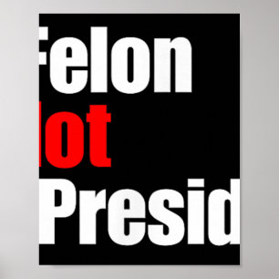 Mcellon ist nicht mein Präsident Trump verurteilt Poster