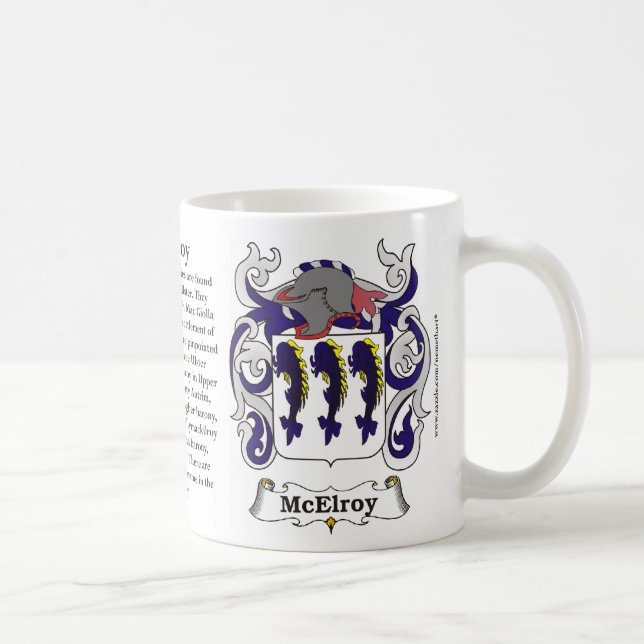 McElroy Familien-Wappen Tasse (Rechts)