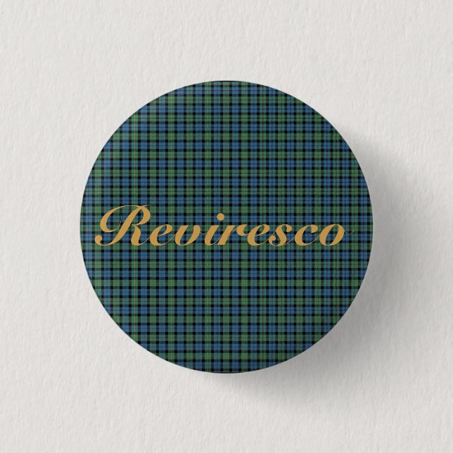 McEwen Ancient Tartan (MacEwen) Button (Vorderseite)