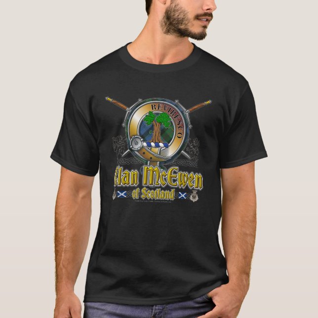 McEwen Clan Abzeichen T-Shirt (Vorderseite)