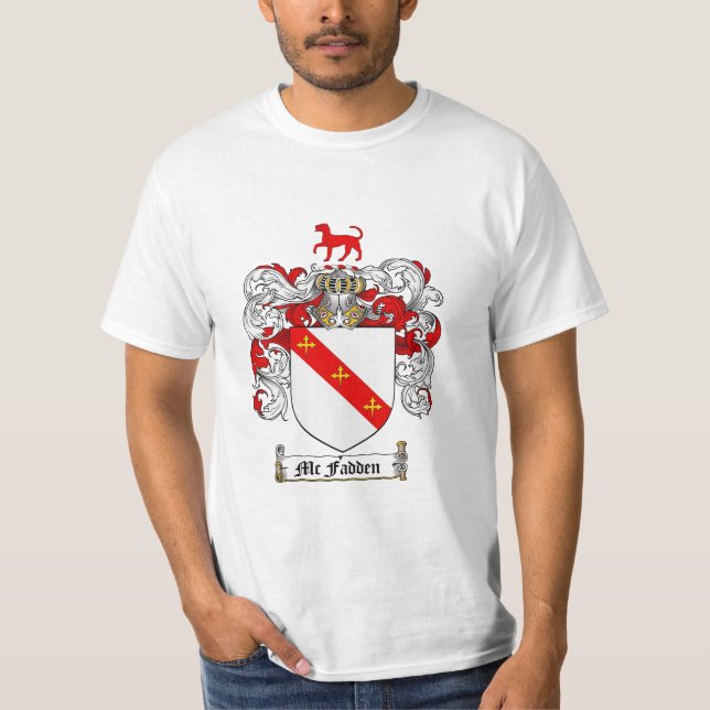 Mcfadden Familienwappen - Mcfadden Wappen T-Shirt (Vorderseite)