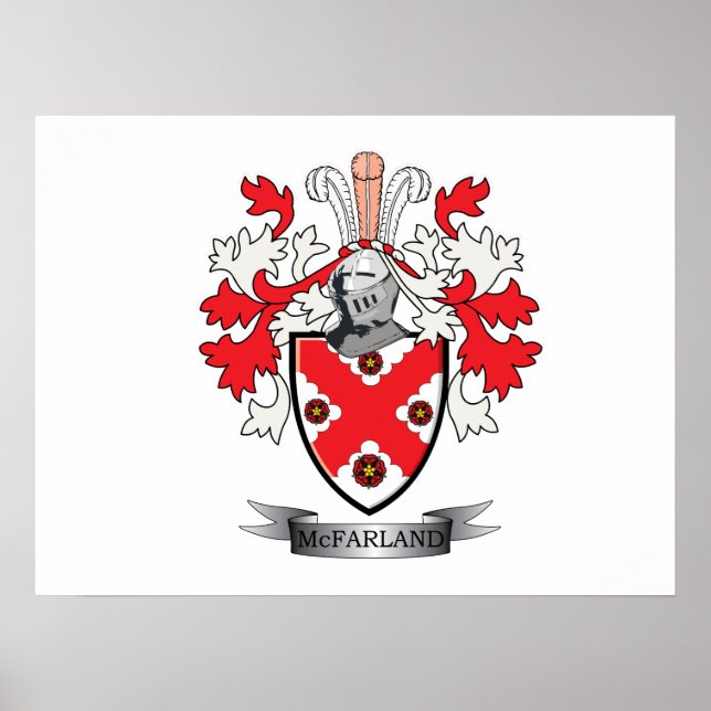 McFarland-Familienwappen-Wappen Poster (Vorne)