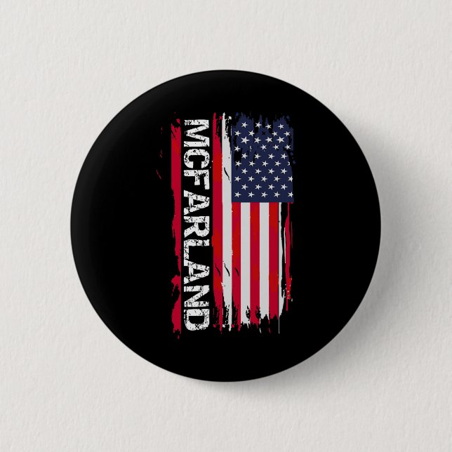 Mcfarland-Stadt Button (Vorderseite)