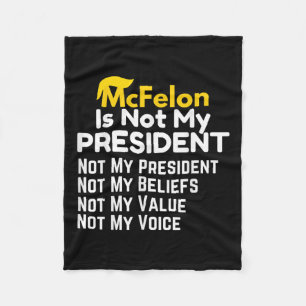Mcfelon ist nicht mein Präsident _2 Fleecedecke