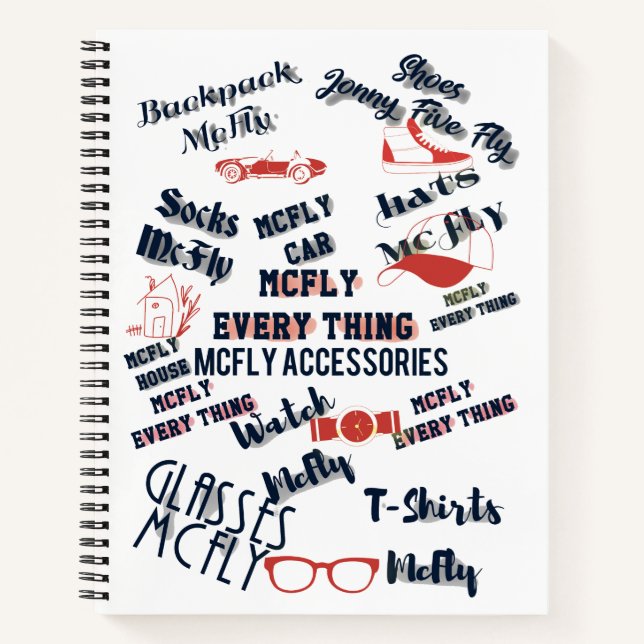 McFly Everything Notizbuch (Vorderseite)
