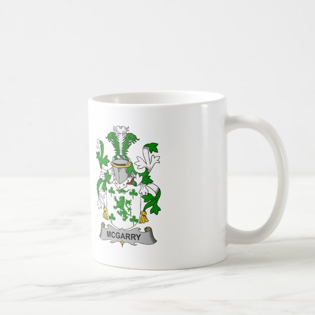 McGarry Familienwappen Kaffeetasse (Rechts)