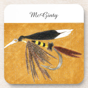 "McGinty" Trout Nassfliege Untersetzer