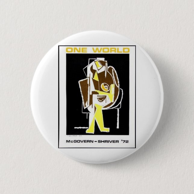 Mcgovern 1972 - Shriver Button (Vorderseite)
