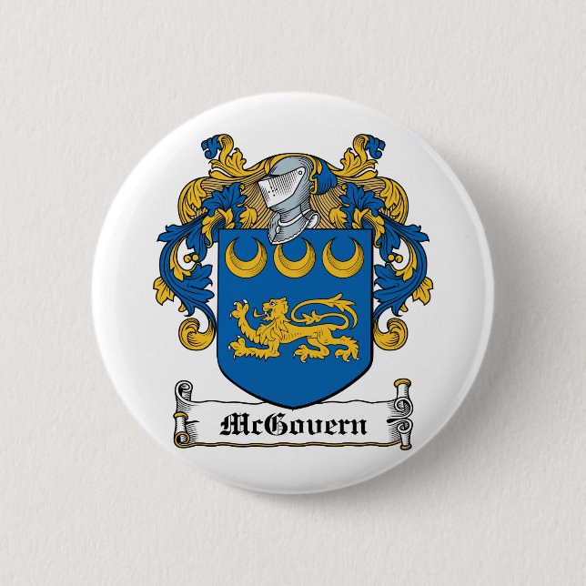 McGovern Familienwappen Button (Vorderseite)