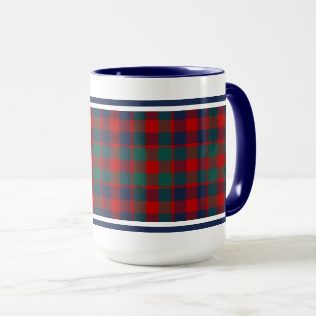 McGowan Tartan Muster farbenfrohe Karierte Muster Tasse (VorderseiteRechts)