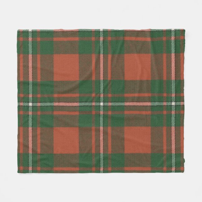 McGregor-Tartan Fleecedecke (Vorderseite (Horizontal))