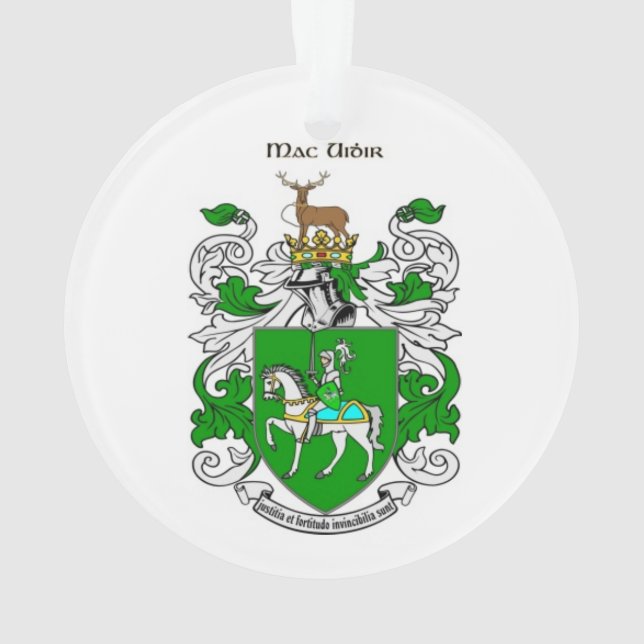 McGuire Familienwappen-Verzierung Ornament (Rückseite)