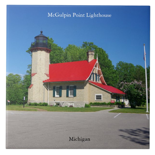 McGulpin Point Leuchtturmplatte Fliese (Vorderseite)