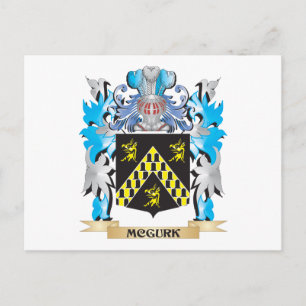 Mcgurk-Wappen - Familienwappen Postkarte