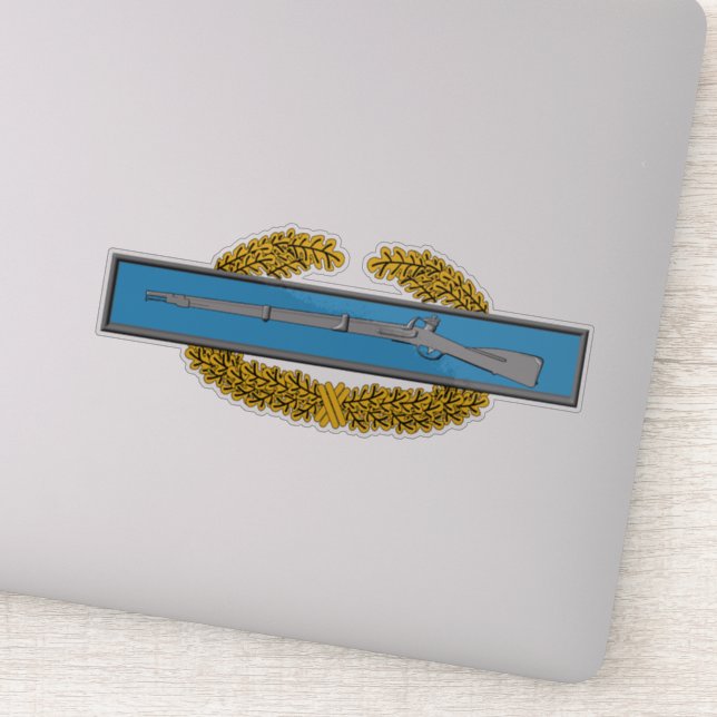 MCIB - Master Combat Infantryman-Abzeichen Aufkleber (Detail)