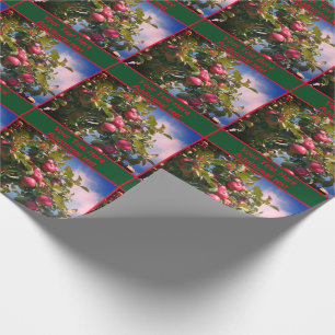 McIntosh Äpfel auf Baumart Personalisiert Geschenkpapier