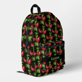 McIntosh Apples Nature Pattern Personalisiert Bedruckter Rucksack