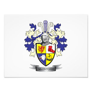 McIntosh Familienwappen-Wappen Fotodruck