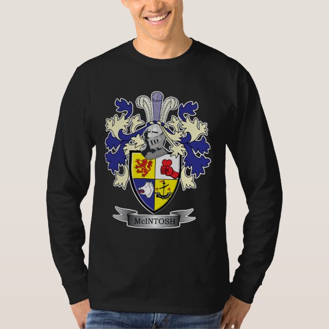 McIntosh Familienwappen-Wappen T-Shirt (Vorderseite)