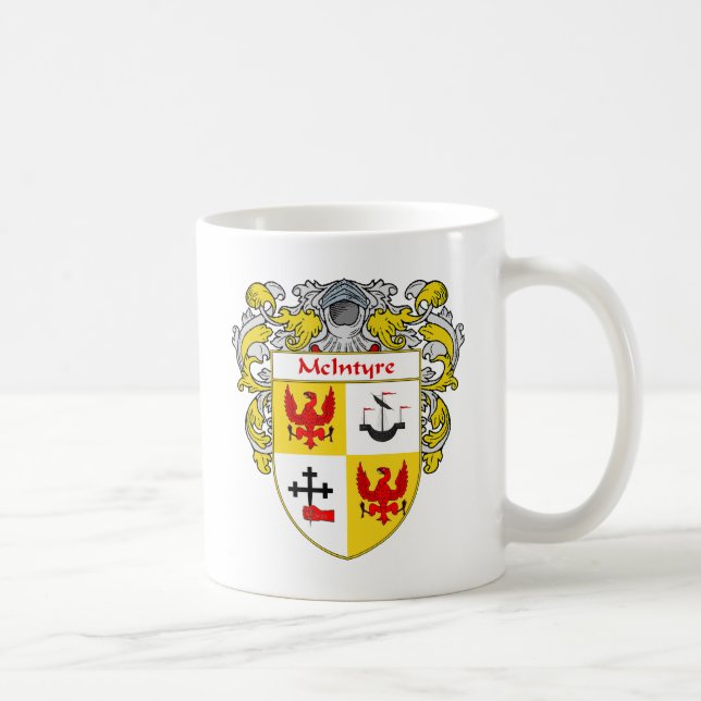 McIntyre Wappen (überzogen) Kaffeetasse (Rechts)