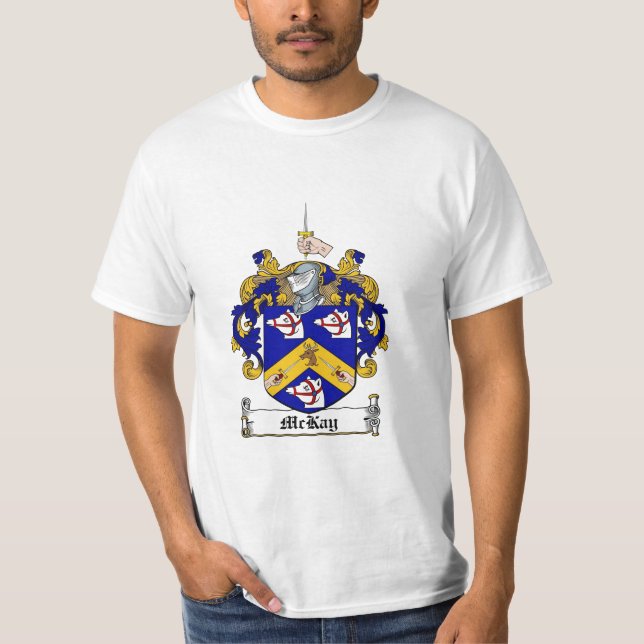 Mckay Familienwappen - Mckay Wappen T-Shirt (Vorderseite)