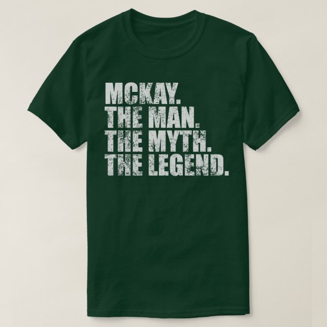 MckayMckay Familienname Mckay Nachname Mckay Mckay T-Shirt (Design vorne)