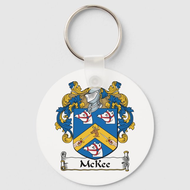 McKee Familienwappen Schlüsselanhänger (Vorderseite)