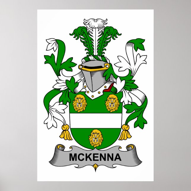 McKenna-Familienwappen Poster (Vorne)