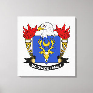 McKenzie-Familienwappen Leinwanddruck