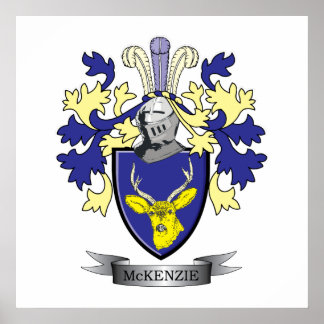 McKenzie-Familienwappen-Wappen Poster