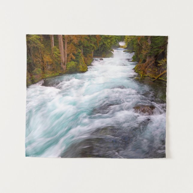 McKenzie River | Oregon Wandteppich (Vorderseite (Horizontal))