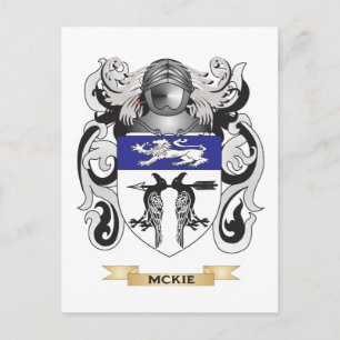 McKie-Wappen (Familienwappen) Postkarte