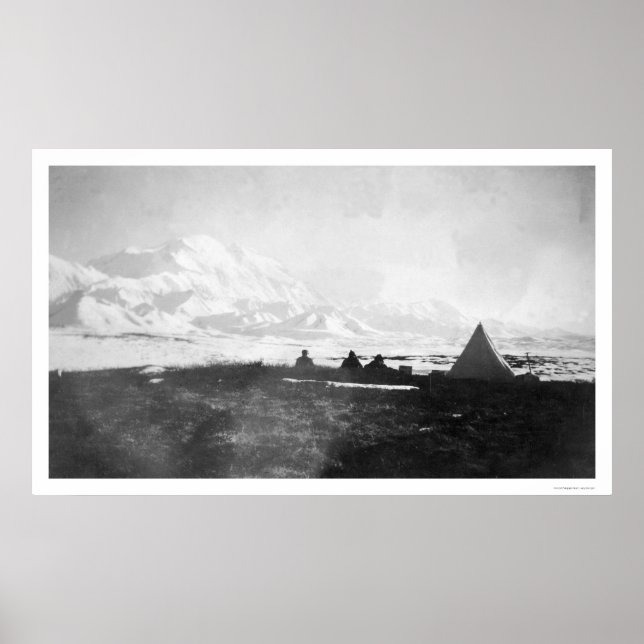 McKinley Alaska Camp 1912 Poster (Vorne)