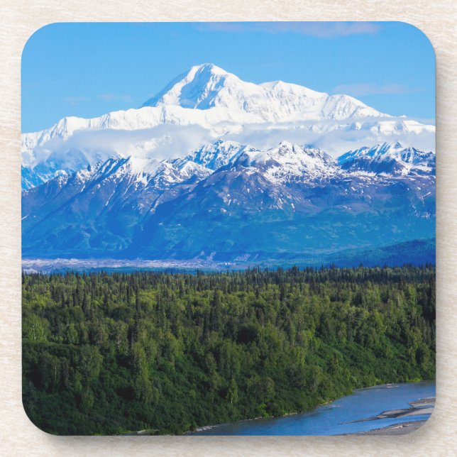 McKinley Alaska Getränkeuntersetzer (Vorderseite)