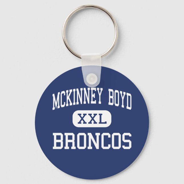 McKinney Boyd - Broncos - High - McKinney Texas Schlüsselanhänger (Vorderseite)