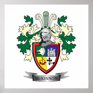 McKinnon-Familienwappen-Wappen Poster