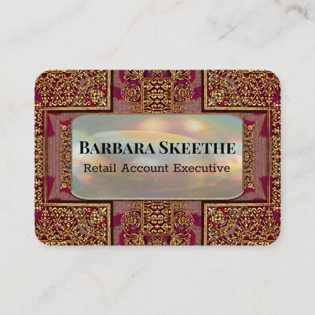 McKintz schönes einzigartiges berufliches Visitenkarte (Vorderseite)