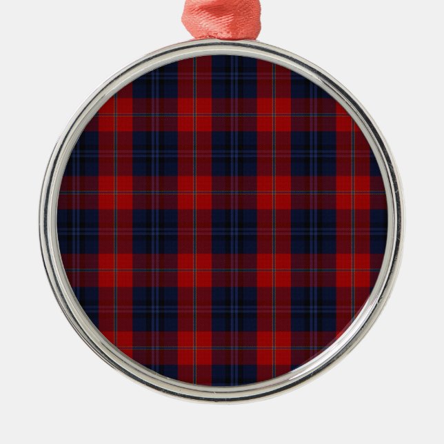 McKnight ClanTartan Ornament Aus Metall (Vorne)
