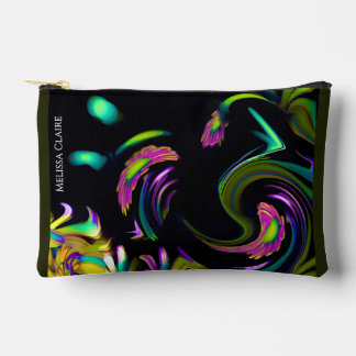 MCKS IT "Daisy" Petit sac d'accessoires en olive