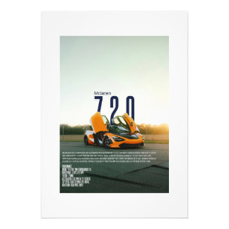 Mclaren 720s Poster auf Deutsch