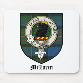 McLaren Clan-Wappen-AbzeichenTartan Mousepad