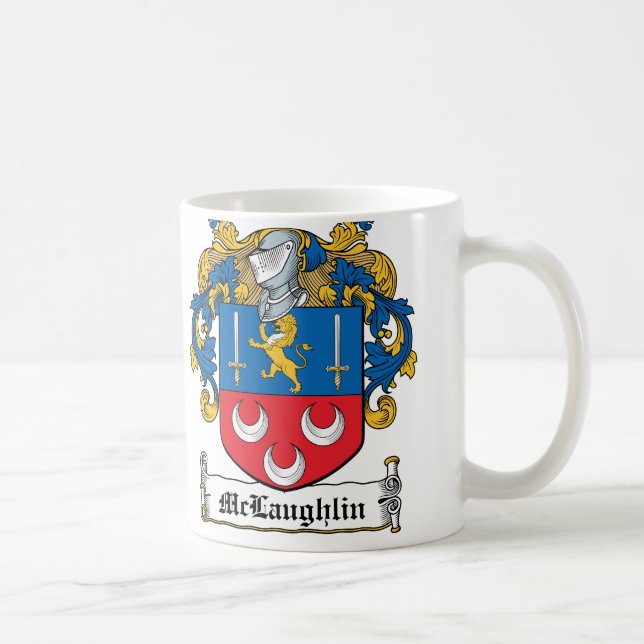 McLaughlin Familienwappen Kaffeetasse (Rechts)