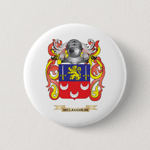 McLaughlin Wappen (Familienwappen) Button