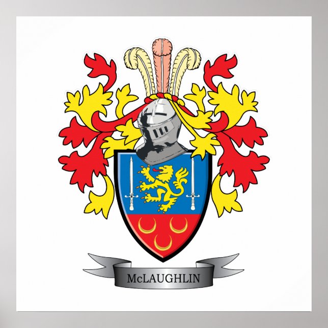 McLaughlin-Wappen Poster (Vorne)
