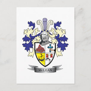 McLean Familienwappen Coat of Arms TITLE Postkarte