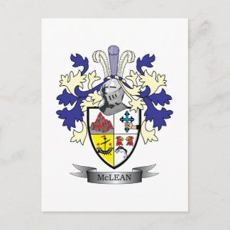 McLean Familienwappen Coat of Arms TITLE Postkarte