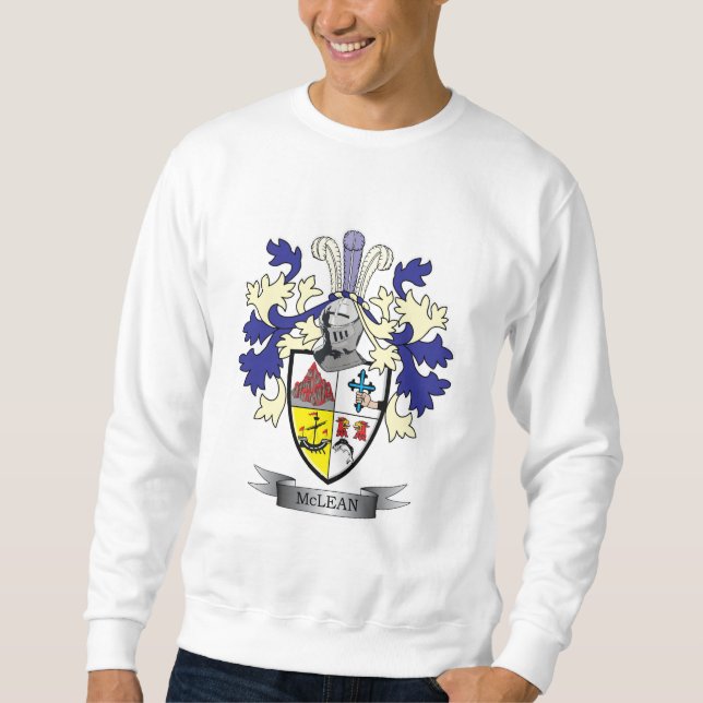 McLean Familienwappen-Wappen Sweatshirt (Vorderseite)